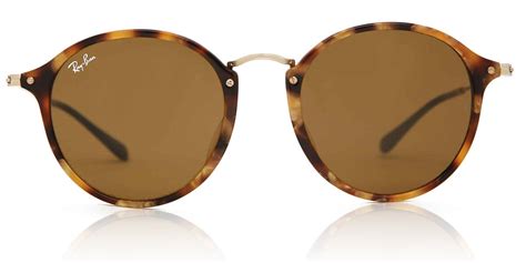 ray-ban rb2447f fleck asian fit round sunglasses|Ray.